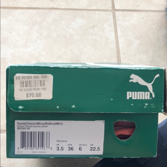 Pink Suede Pumas - Picture 2 of 4